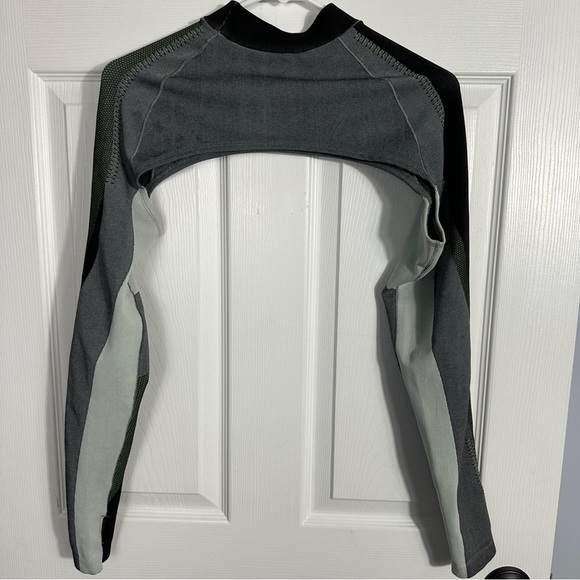 Nike x Feng Chen Wang "Transform Jacket," women's pro long-sleeve knit top, Lg. - Picture 5 of 11